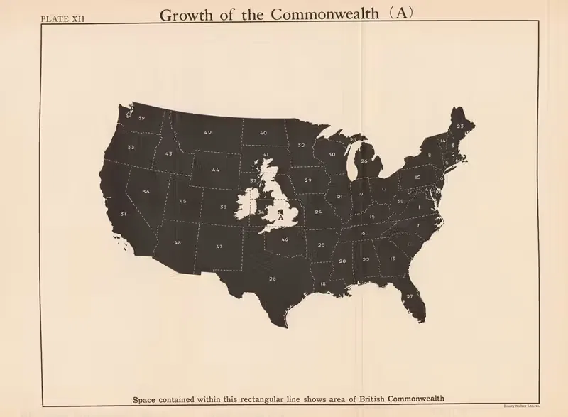 Growth of the Commonwealth by Lionel George Curtis, 1916 — digital art print download