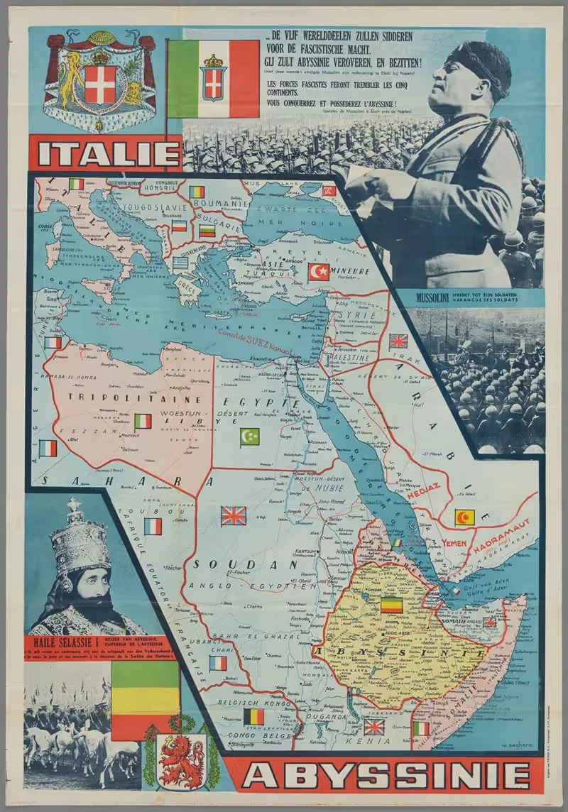 Italie Abyssinie by W. Seghers, 1935 — digital art print download
