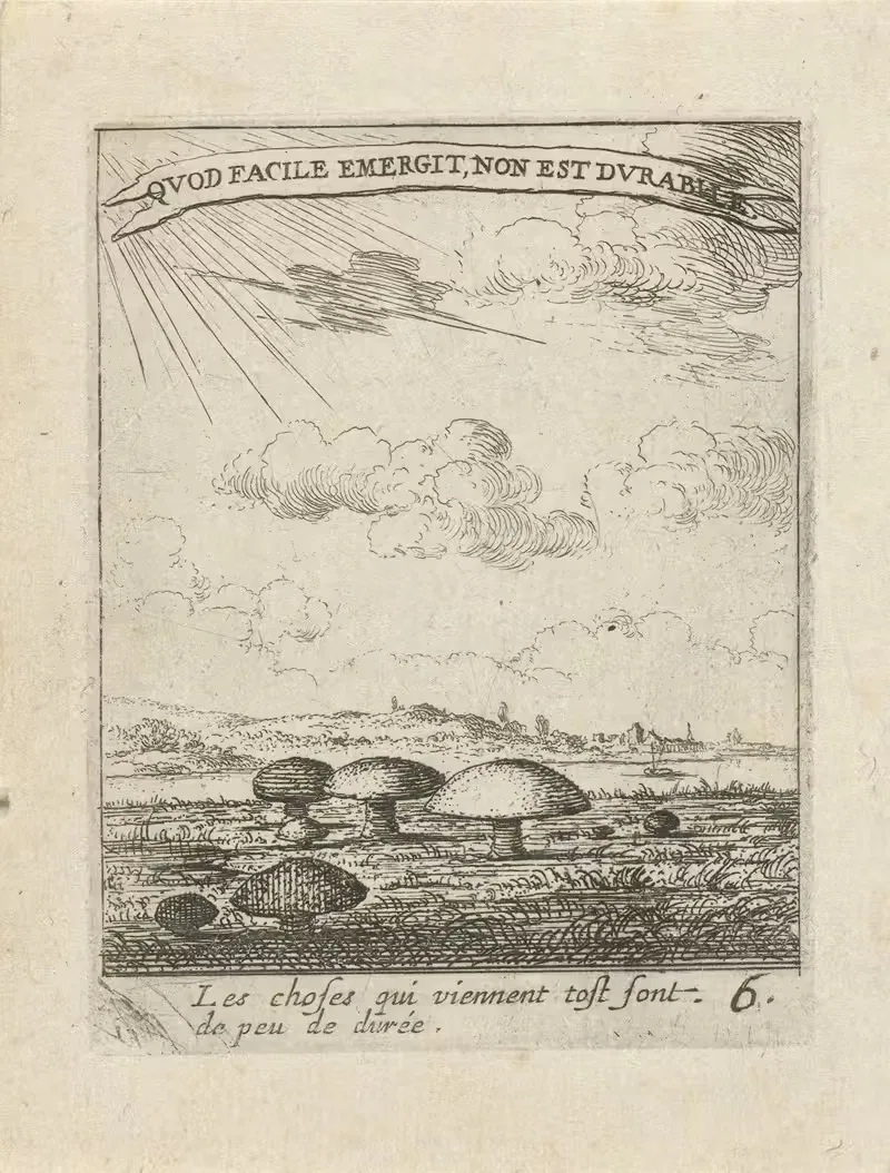 Devises et emblesmes d'amovr moralisez Pl.07 by Albert Flamen, 1672 — digital art print download