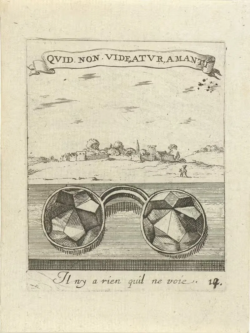 Devises et emblesmes d'amovr moralisez Pl.15 by Albert Flamen, 1672 — digital art print download