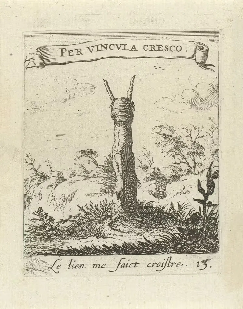 Devises et emblesmes d'amovr moralisez Pl.16 by Albert Flamen, 1672 — digital art print download