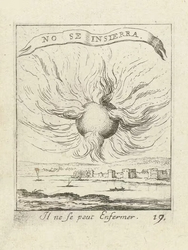 Devises et emblesmes d'amovr moralisez Pl.20 by Albert Flamen, 1672 — digital art print download