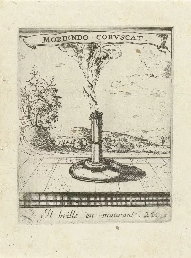 Devises et emblesmes d'amovr moralisez Pl.22 by Albert Flamen, 1672 — digital art print download