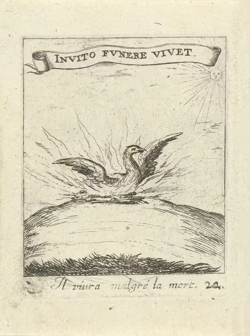 Devises et emblesmes d'amovr moralisez Pl.23 by Albert Flamen, 1672 — digital art print download