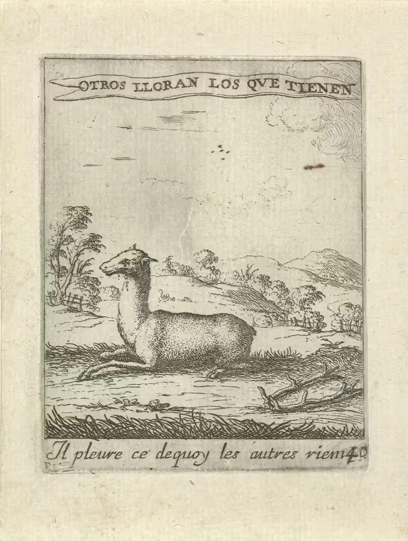 Devises et emblesmes d'amovr moralisez Pl.41 by Albert Flamen, 1672 — digital art print download