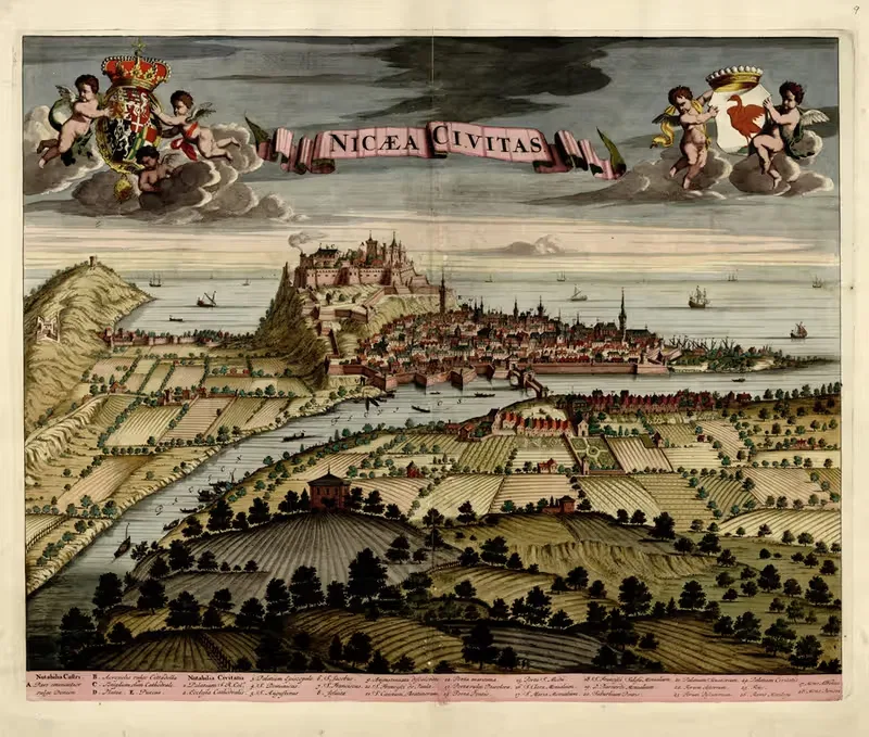 Nicaea civitas by Anna Beek, 1709 — digital art print download