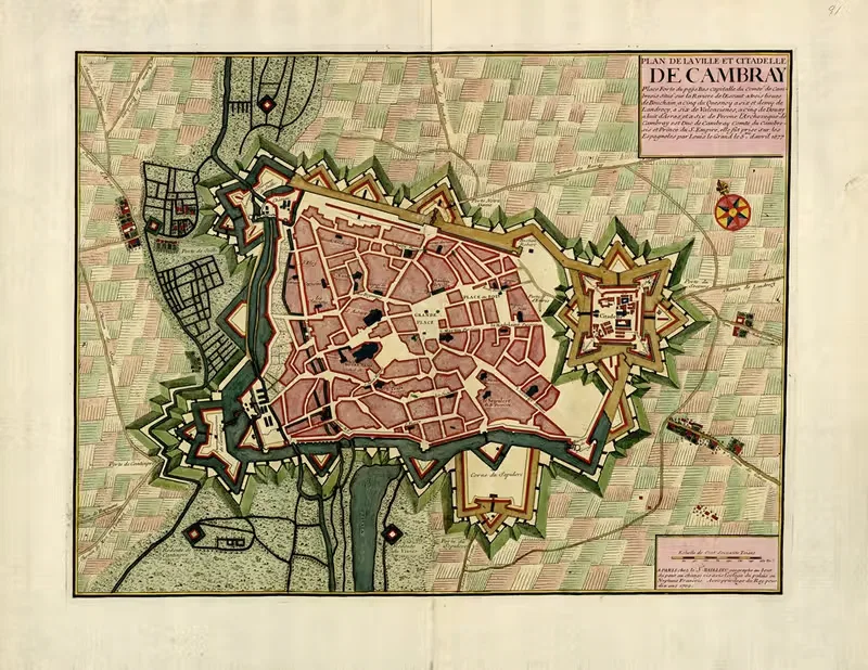 Plan de la ville et citadelle de Cambray — Anna Beek