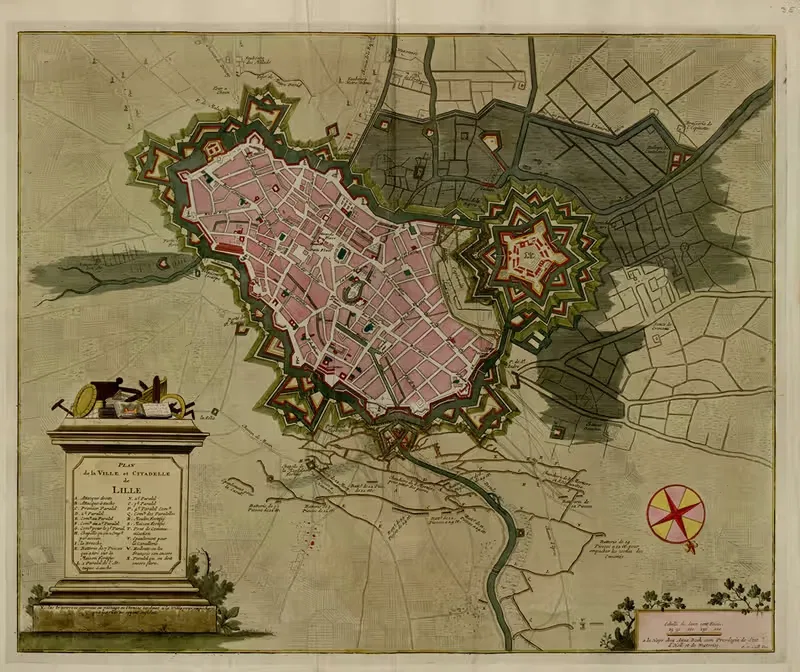 Plan de la ville et citadelle de Lille — Anna Beek