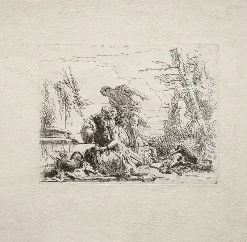 The Woman in Handcuffs — Giovanni Battista Tiepolo