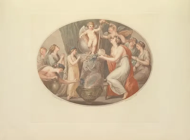 A Sacrifice to Cupid - G. B. Cipriani — Julia Frankau
