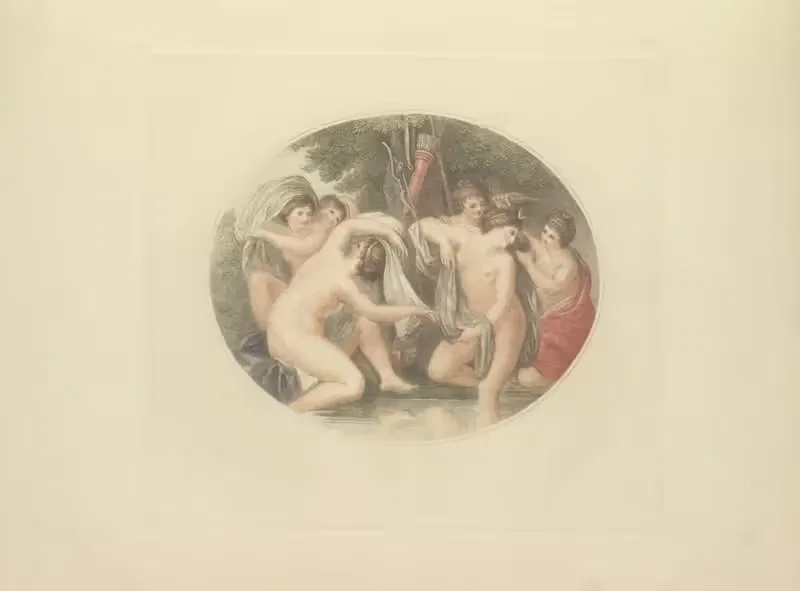 Diana and Nymphs Bathing - B. Pernotin — Julia Frankau