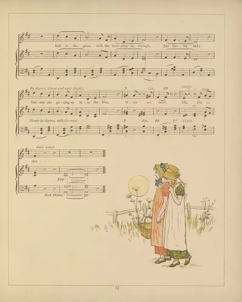 A day in a child's life Pl.21 — Kate Greenaway