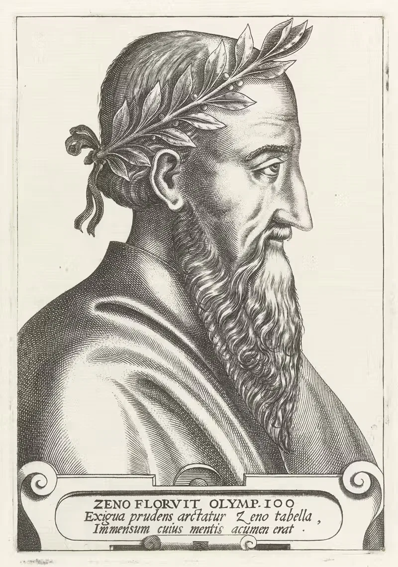 Zeno of Citium by Рене Бувен, 1566 — digital art print download