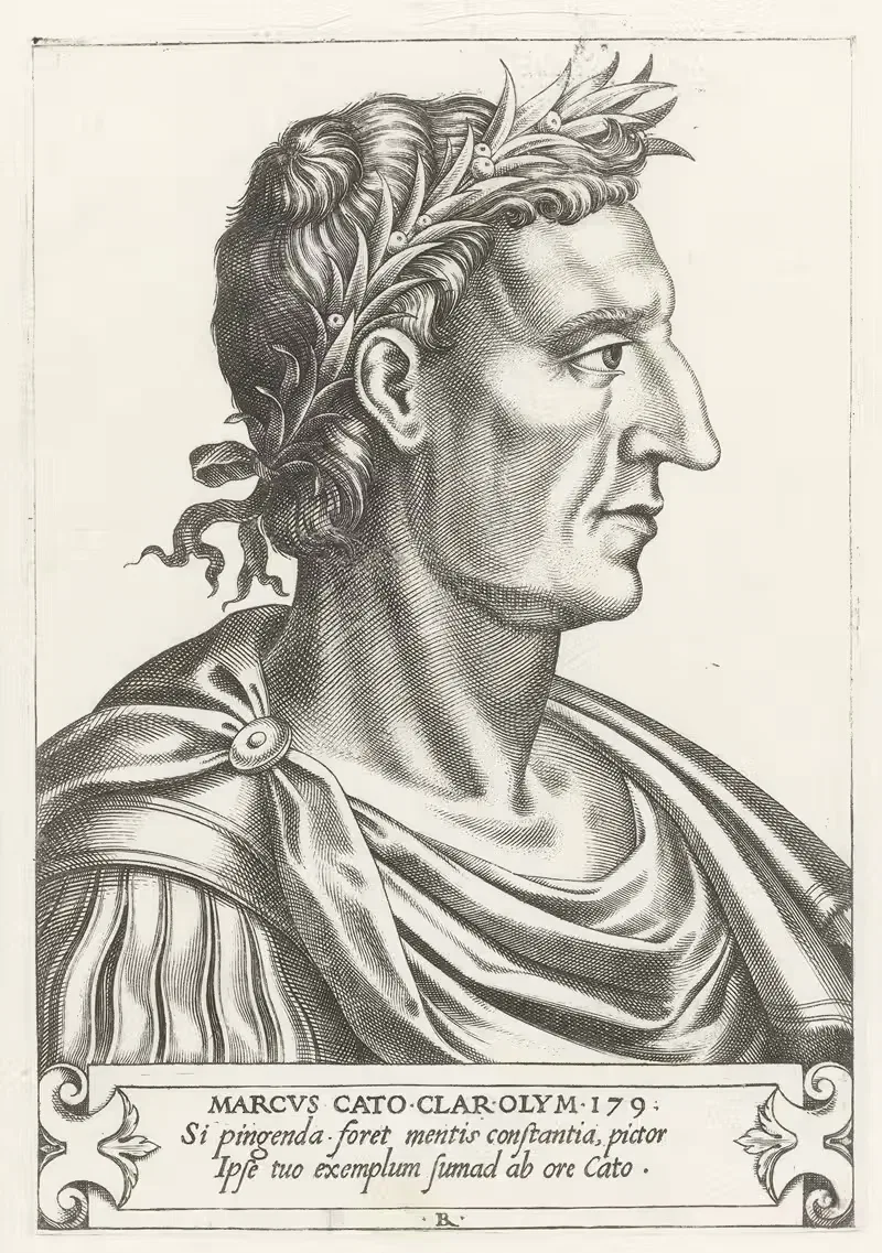 Marcus Porcius Cato by Рене Бувен, 1566 — digital art print download