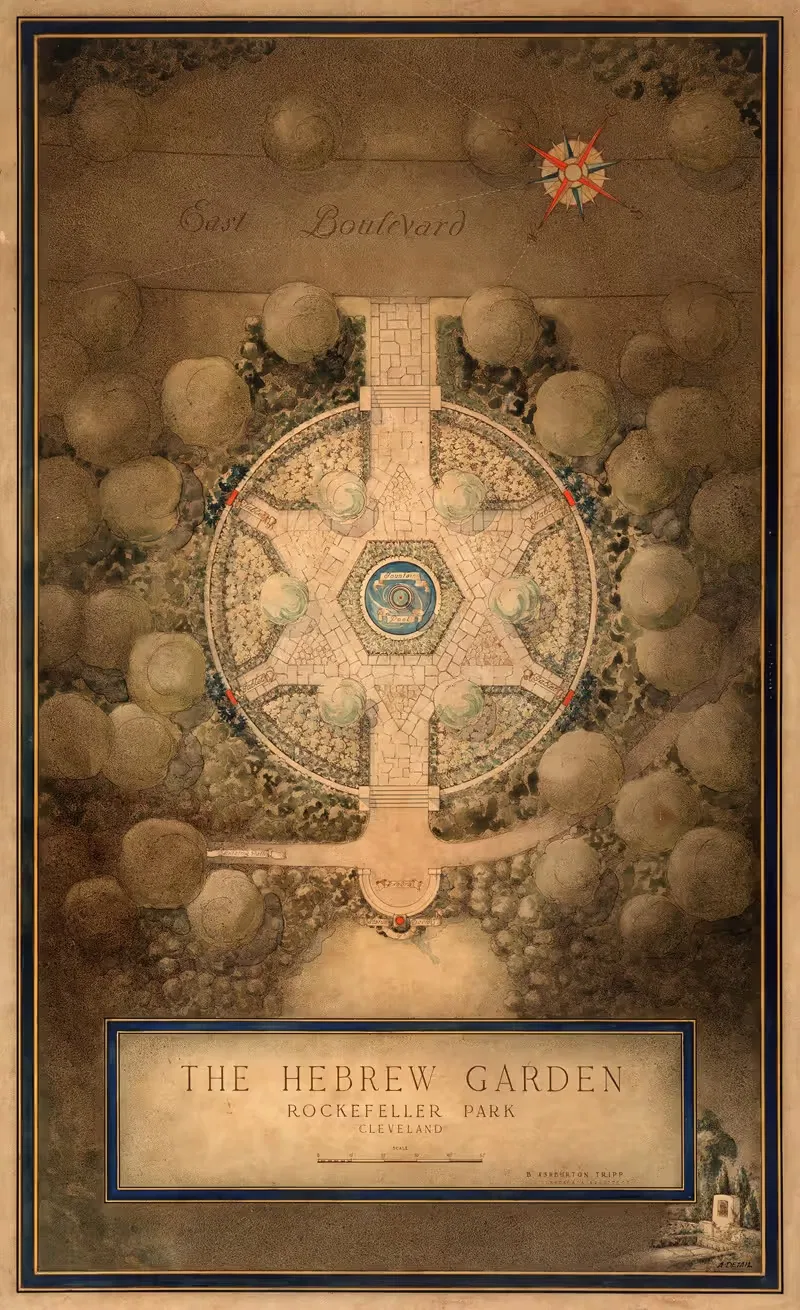 Hebrew Garden, Rockefeller Park, Cleveland. — Burton Ashburton Tripp