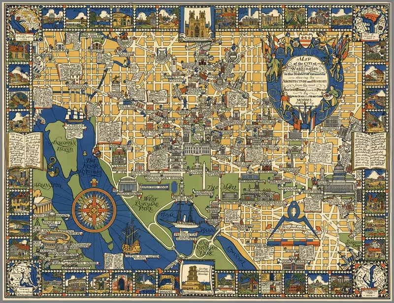 Washington D.C. Showing the Architecture and History. — Edwin Olsen