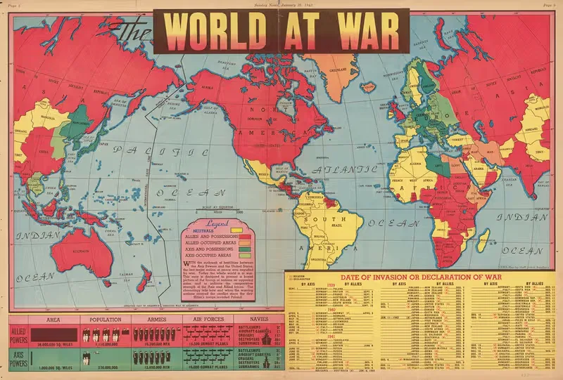 World at War. January 25, 1942. — Edwin Sundberg