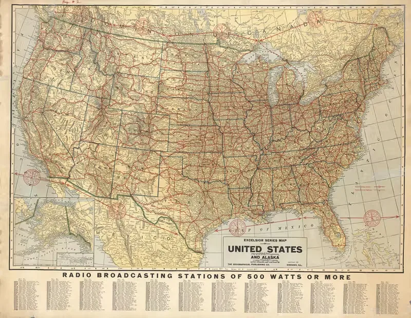 United States and Alaska — Geographical Publishing Company