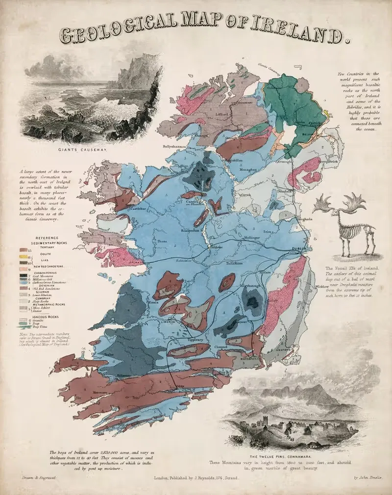 Geological map of Ireland — John Emslie