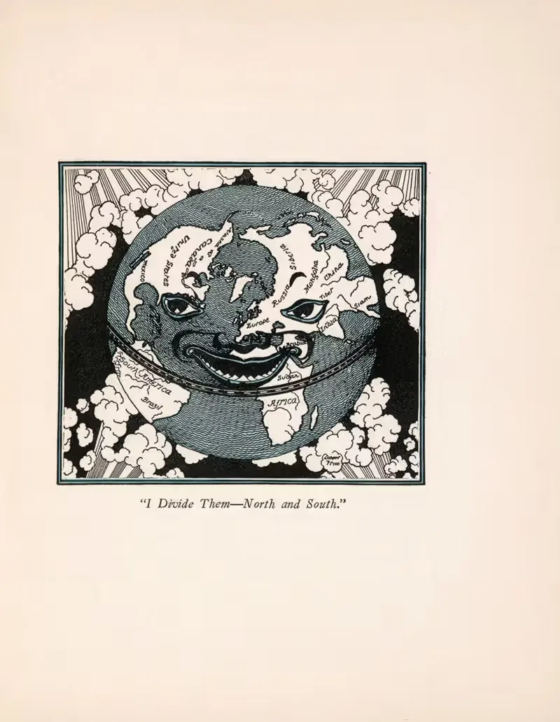 I divided them - North and South by Luxor Price, 1927 — digital art print download