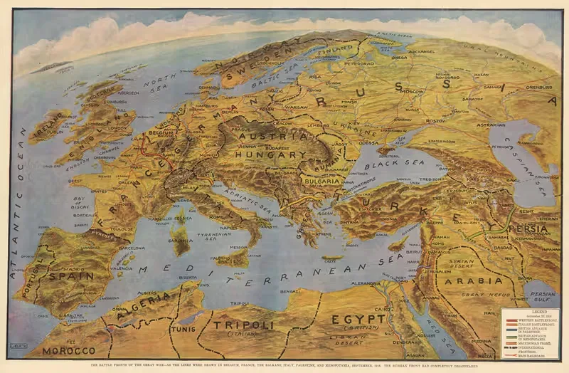 Battle Fronts of the Great War — O. Kurth