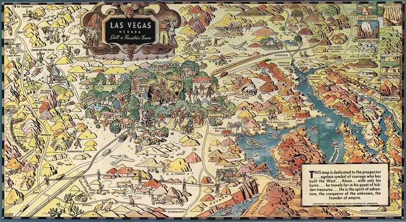 Las Vegas Nevada Still a Frontier Town — Raymond Winters