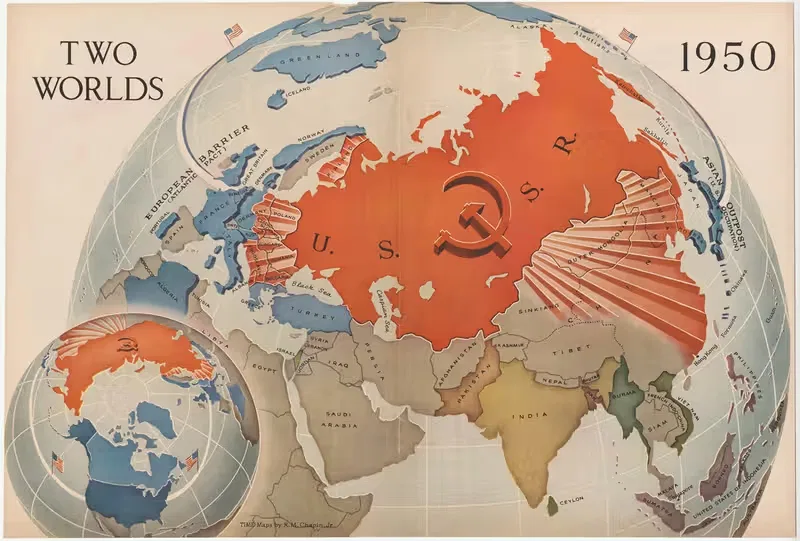 Two Worlds 1950 by Robert Chapin, 1950 — digital art print download