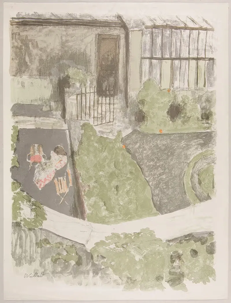 Le Jardin devant l'Atelier by Édouard Vuillard, 1899 — digital art print download