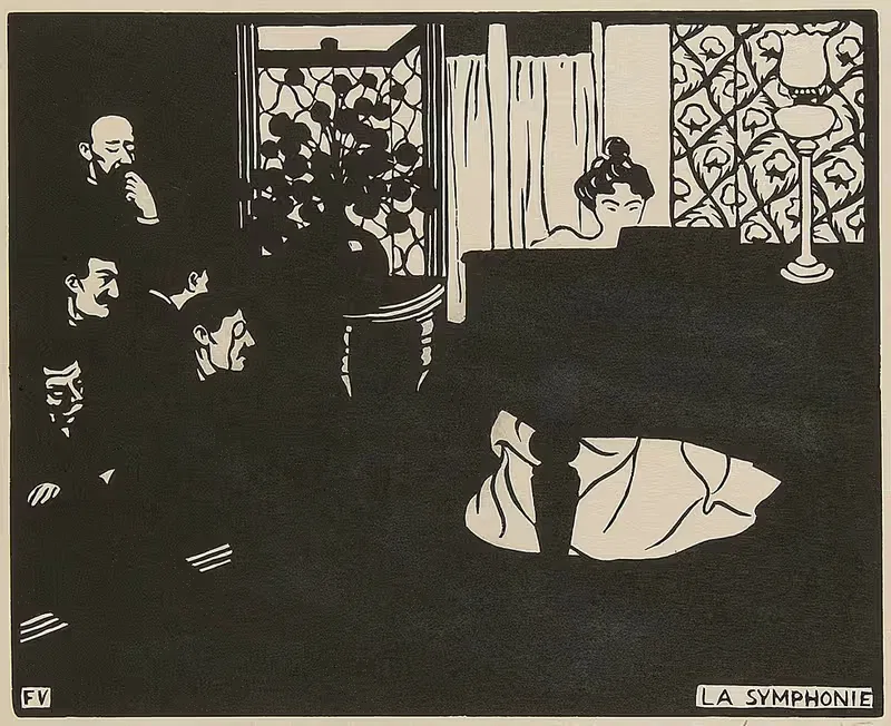 La Symphonie by Феликс Валлотон, 1899 — digital art print download