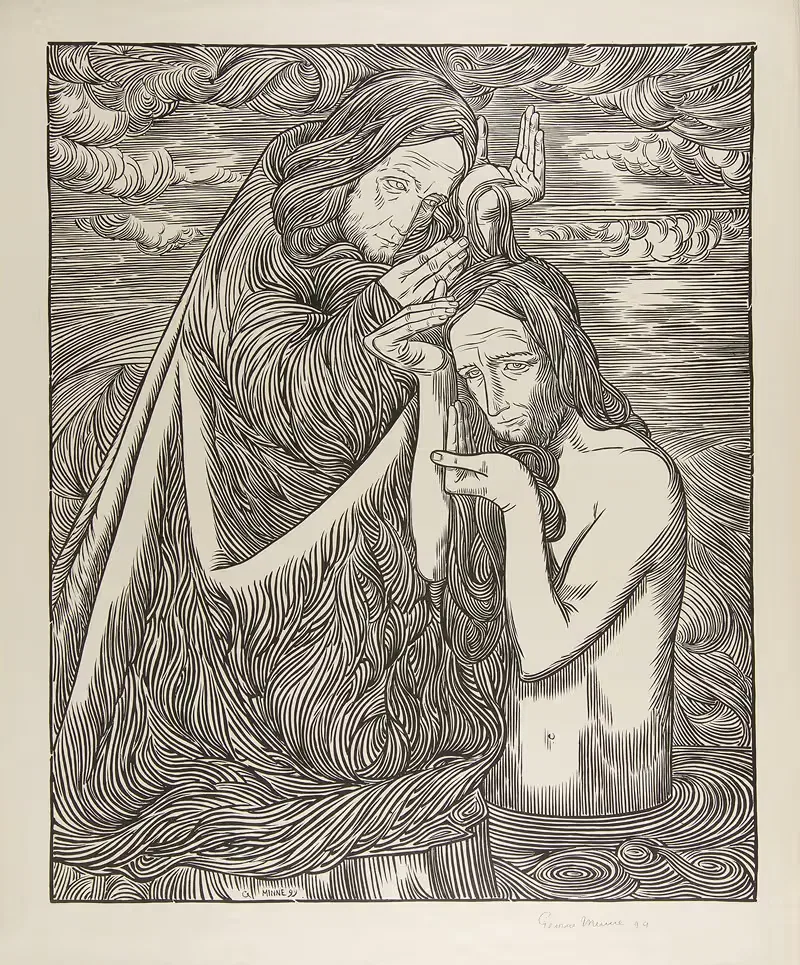 Le Baptiseur by George Minne, 1899 — digital art print download