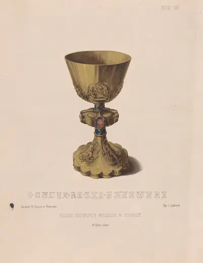 Chalice of Casimir the Great in Stobnica by Maksymilian Fajans, 1853-1855 — digital art print download