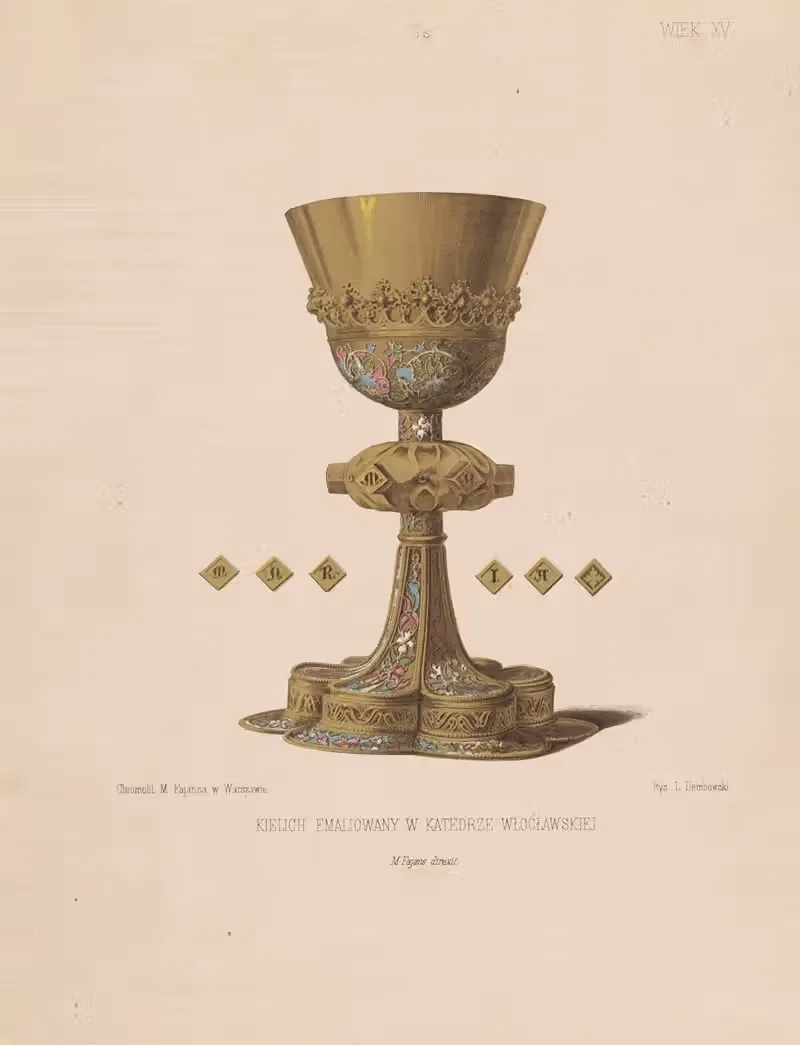 Enameled Chalice in the Wrocław Cathedral — Maksymilian Fajans