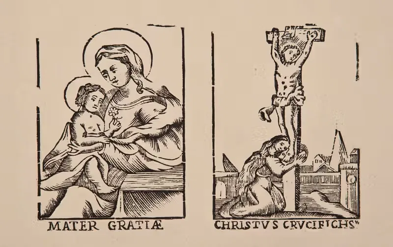 1. Mater Gratiae, 2. Christ Crucified — Zygmunt Łazarski