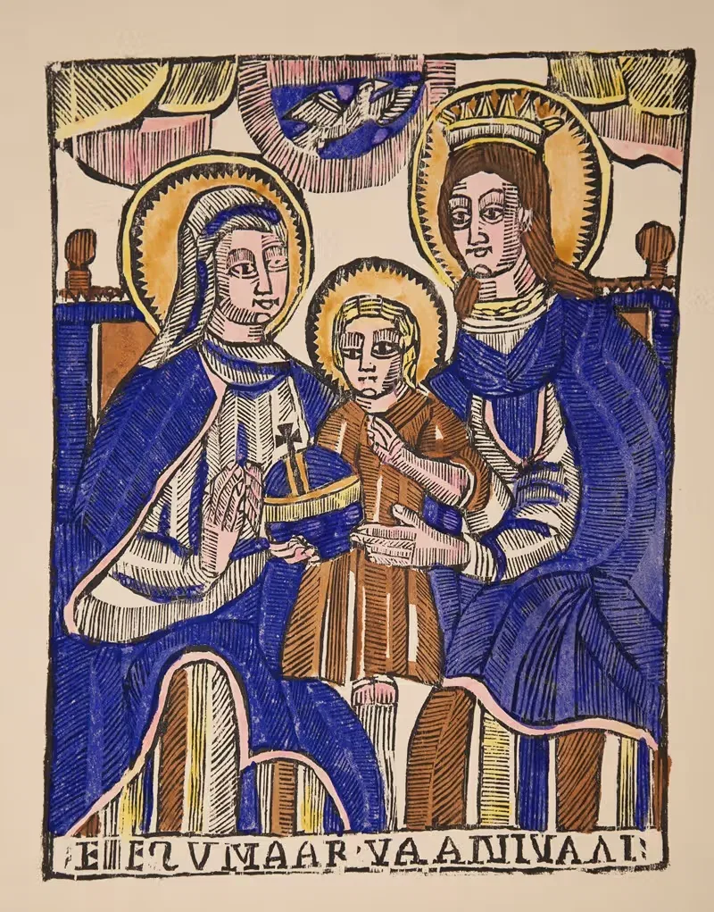 Saint Anna Samotrzeć by Zygmunt Łazarski, 1921 — digital art print download