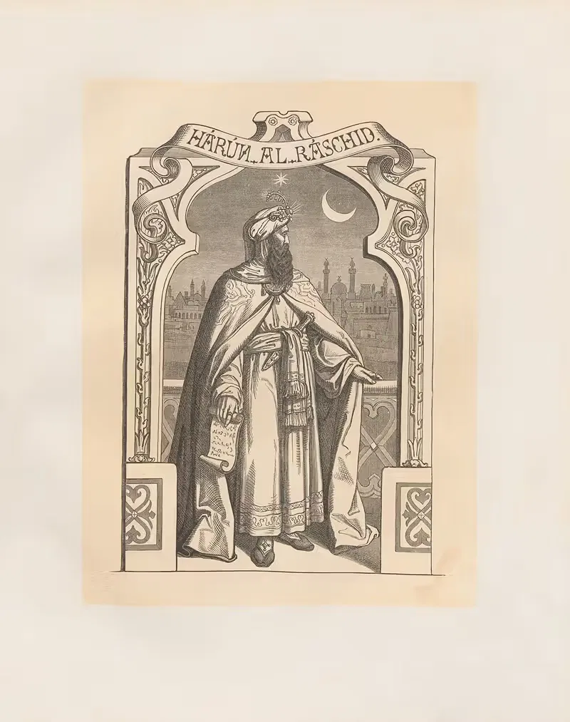 Harun al Raschid by Адольф Шрётер, 1864 — digital art print download