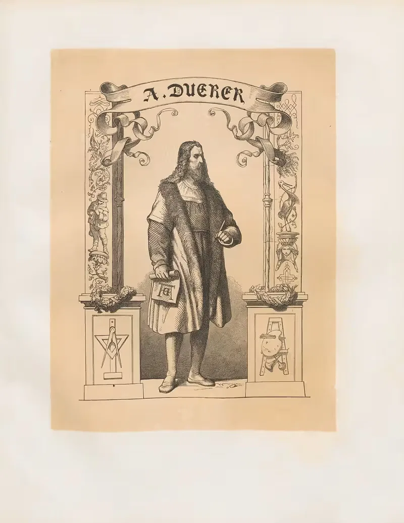 Albrecht Dürer by Адольф Шрётер, 1864 — digital art print download