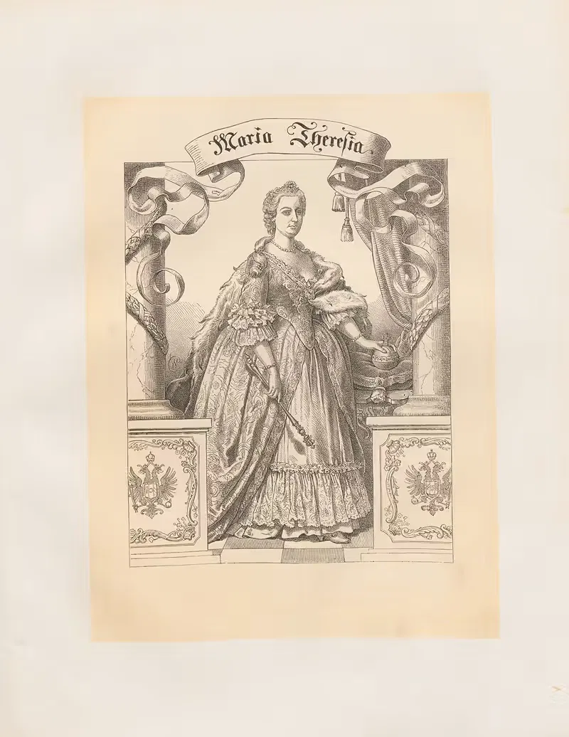 Maria Theresia by Адольф Шрётер, 1864 — digital art print download