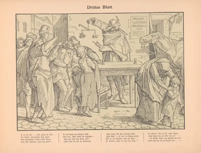 Drittes Blatt by Альфред Ретель, 1902 — digital art print download