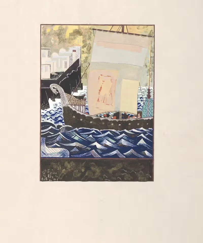 Histoire de la princesse Boudour Pl.14 — Francois-Louis Schmied