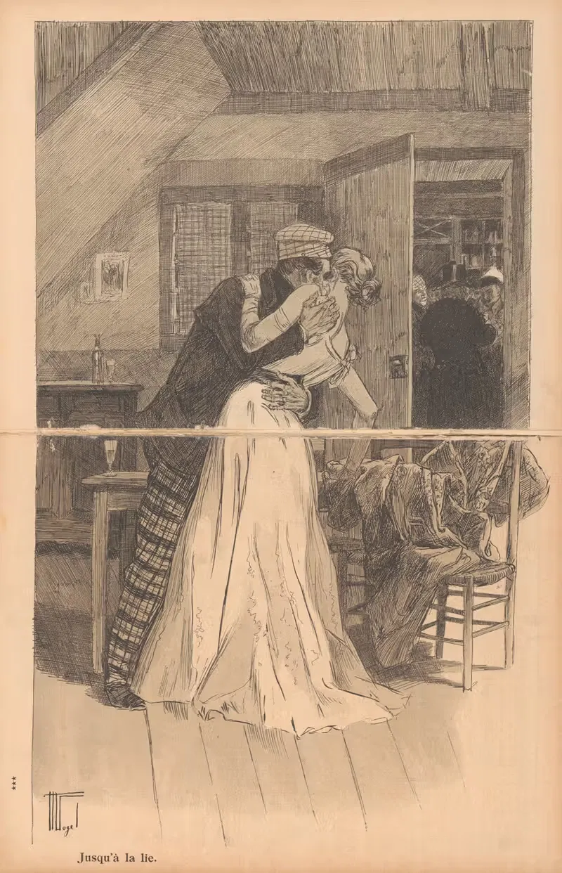 Jusqu'à la lie by Hermann Vogel, 1902 — digital art print download