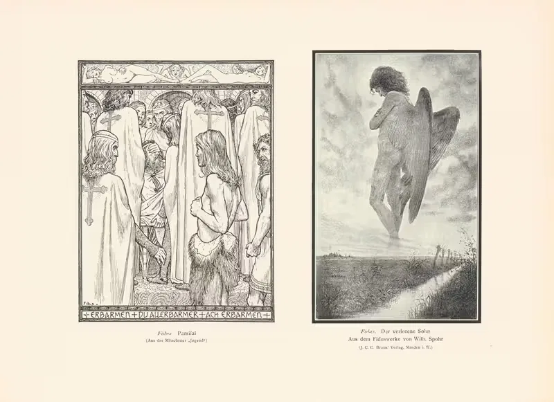Parsifai, Der verlorene Sohn by Хуго Хёппенер, 1906 — digital art print download