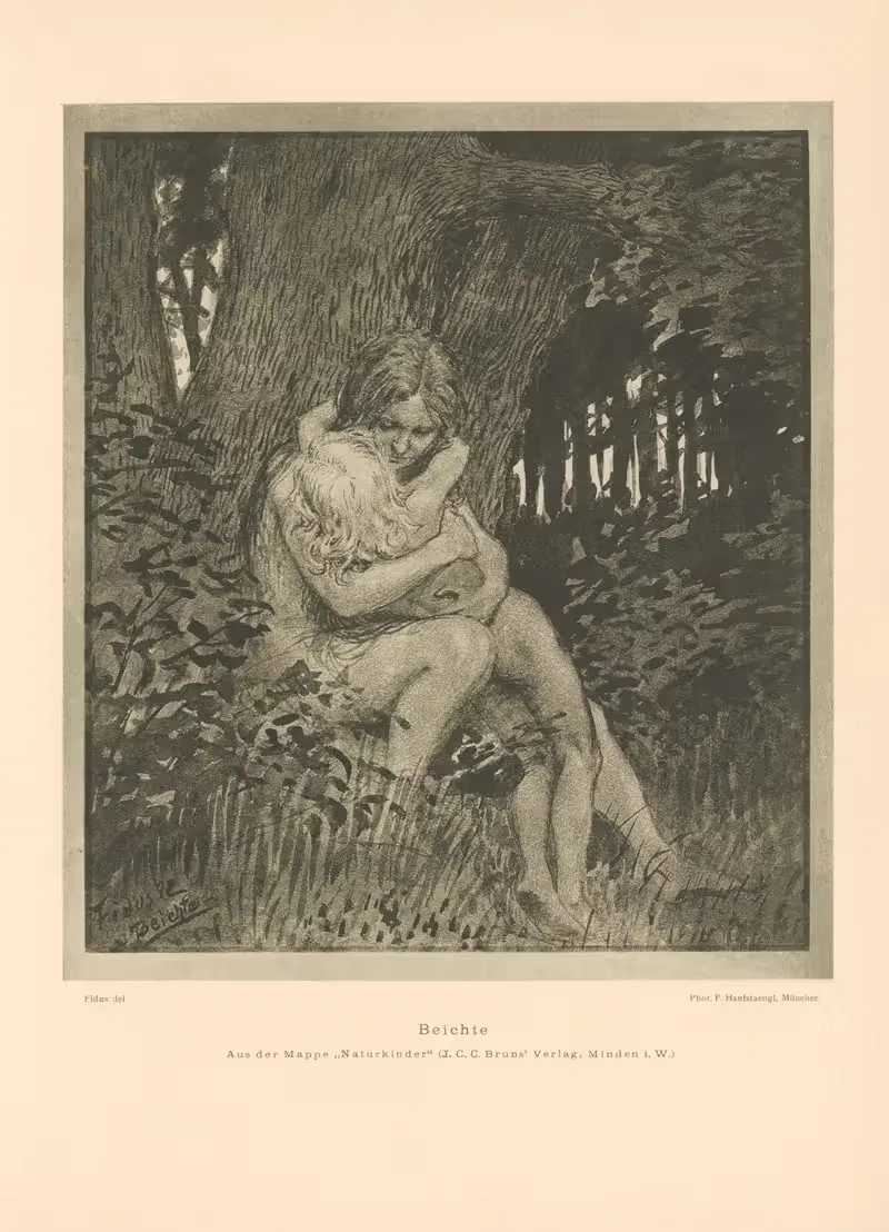 Beichte by Хуго Хёппенер, 1906 — digital art print download