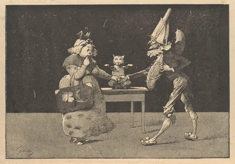 Cat Blessing the Bride and the Groom — Jean Geoffroy
