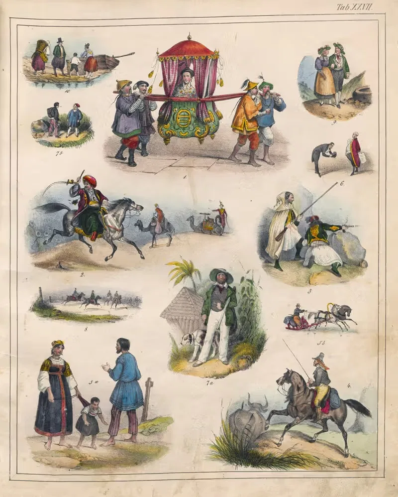 Orbis pictus Pl.25 by Johann Baptist Sonderland, 1841 — digital art print download