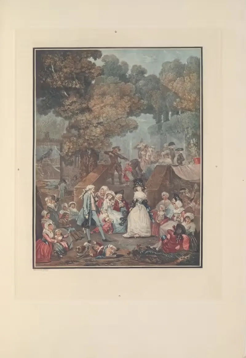 La Nôce au Château (P. J. L. Debucourt) — Joseph Early Widener