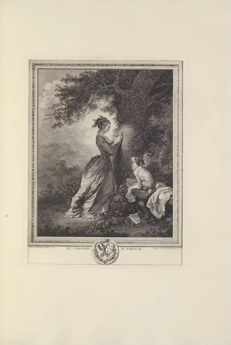 Le Chiffre d’Amour (N. de Launay) by Joseph Early Widener, 1923 — digital art print download