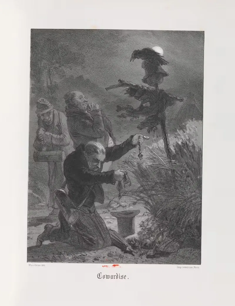 Cowardice - Mouilleron by Mary Botham Howitt, 1854 — digital art print download