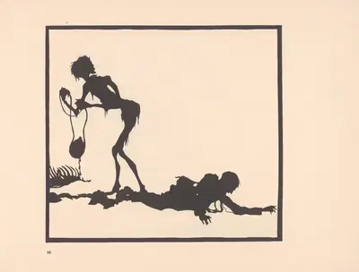 Tod in der Wüste by Walter Draesner, 1922 — digital art print download