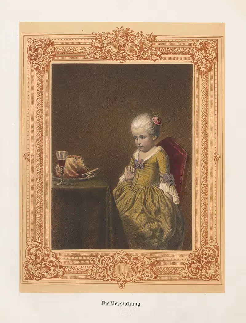 Die Versuchung - G. Reimer by Nikolaus Hocker, 1856-1858 — digital art print download
