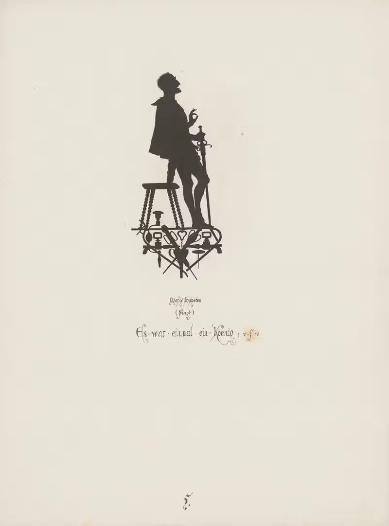 12 Blaetter zu Goethe's Faust Pl.06 by Paul Konewka, 1866 — digital art print download
